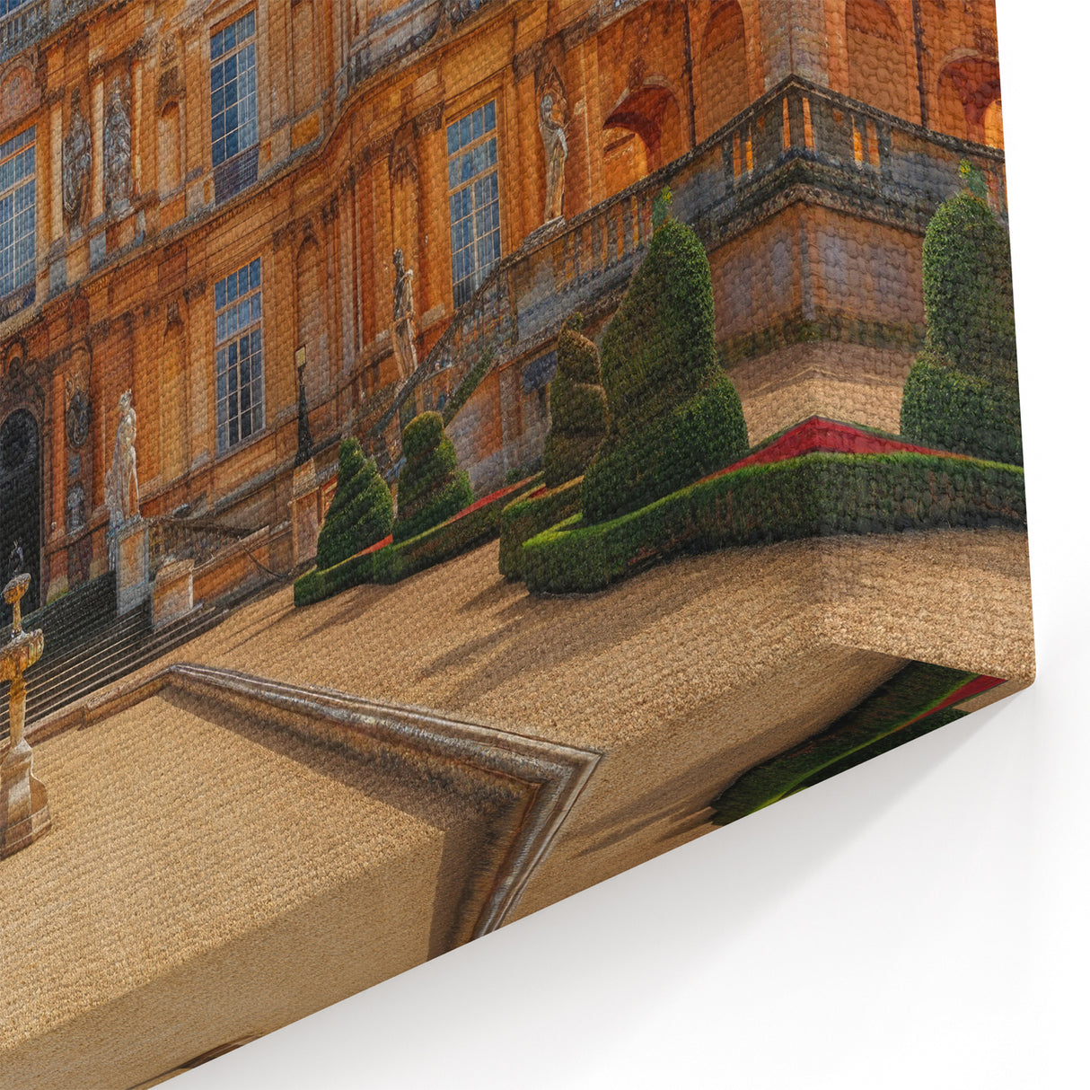 Regal Palace Facade Art | Grand Historical Architecture Decor Print