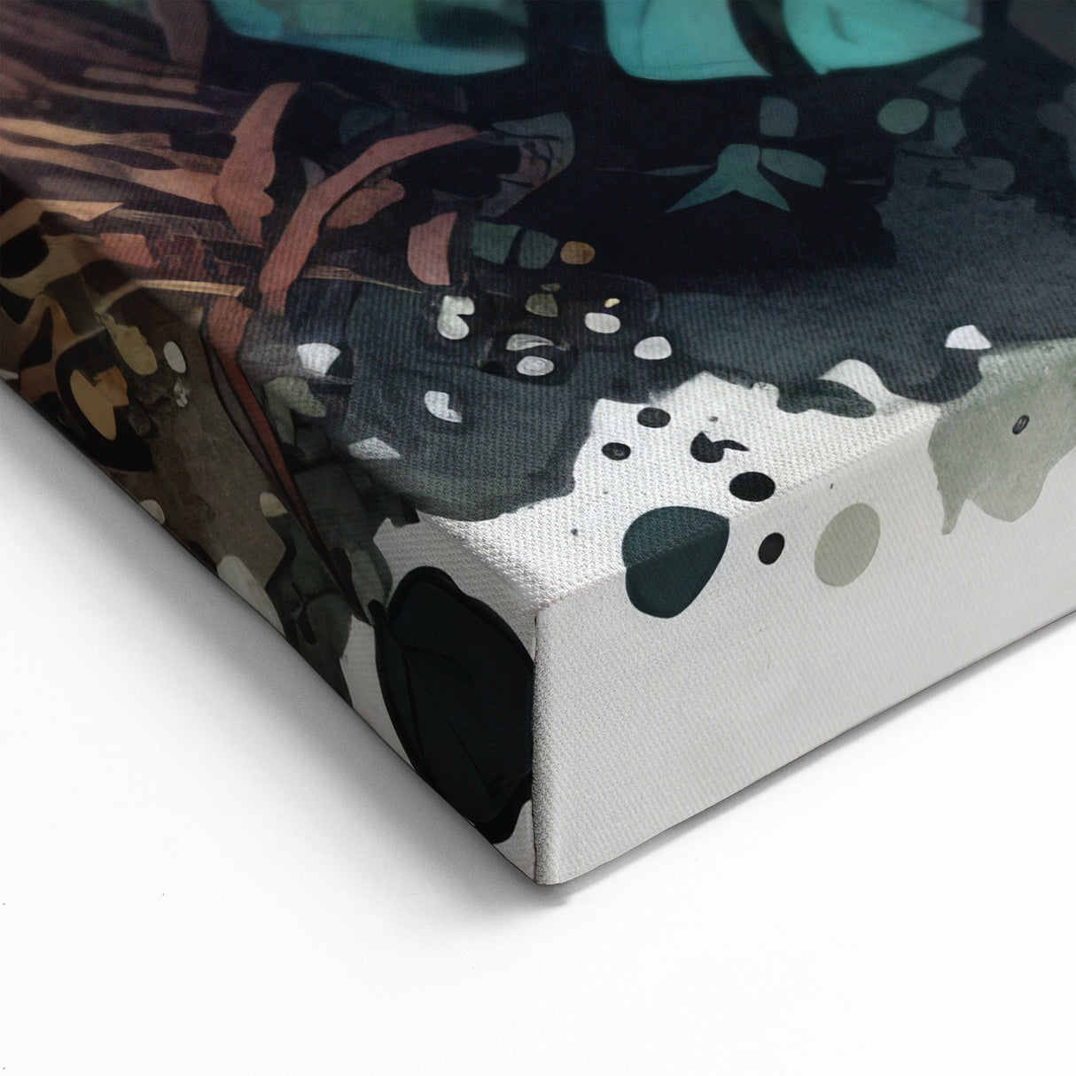 Tropical Rainforest Wall Art - Jungle Bird Canvas with Lush Greenery