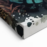 Tropical Rainforest Wall Art - Jungle Bird Canvas with Lush Greenery