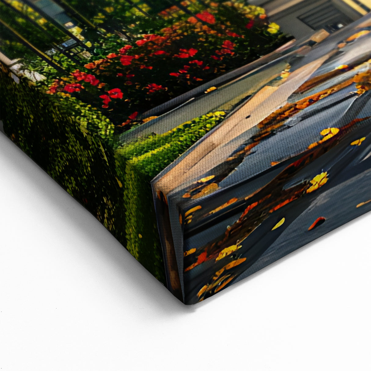 Elegant Mansion Entrance Art | Grand Architectural Estate Decor Print