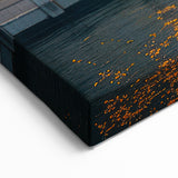 Illuminated Waterfront Palace Art | Grand Historical Sunset Decor Print