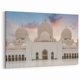Majestic White Mosque Art | Grand Islamic Architecture Decor Print