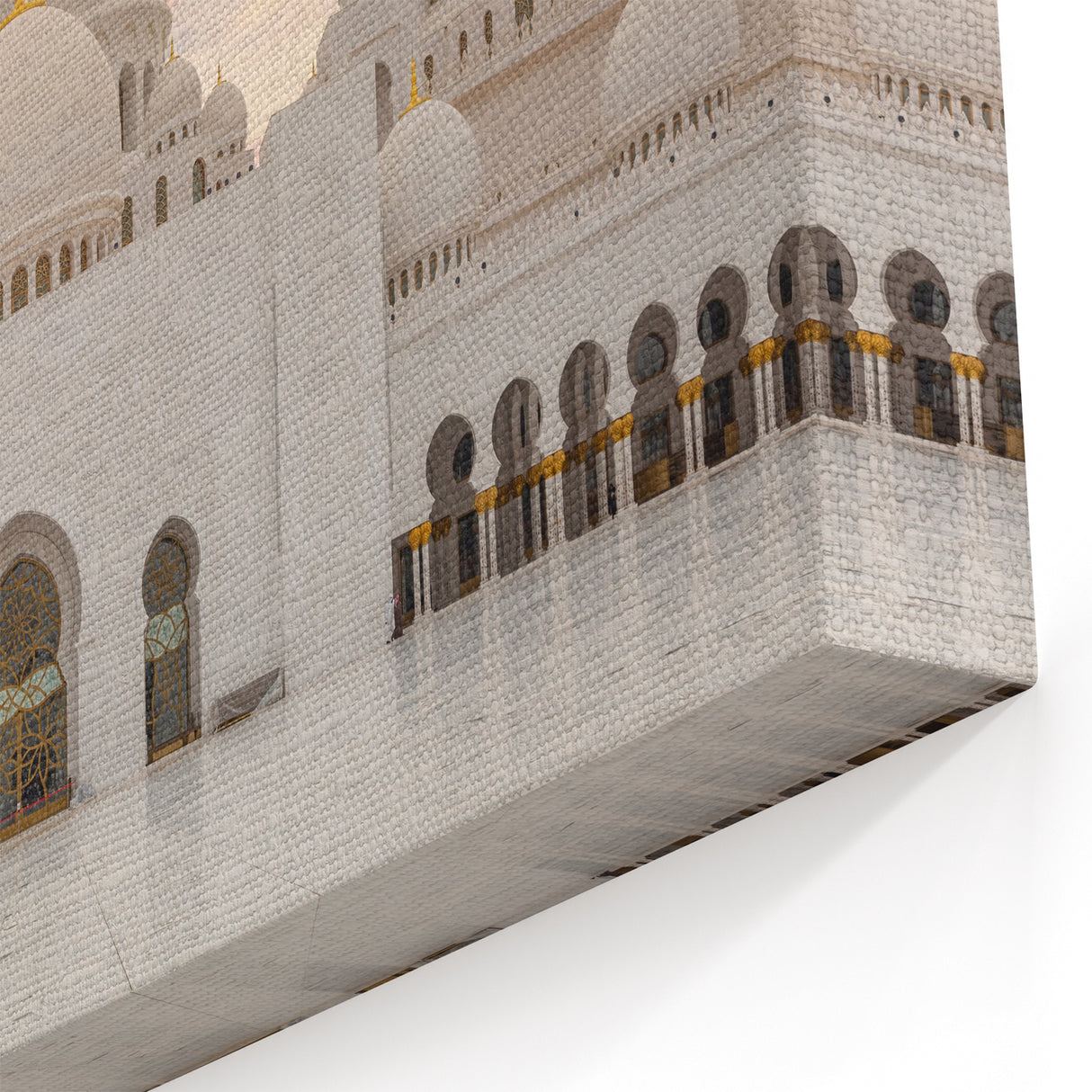 Majestic White Mosque Art | Grand Islamic Architecture Decor Print