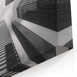 Modern Skyscraper Wall Art - Black & White Urban Skyline Prints