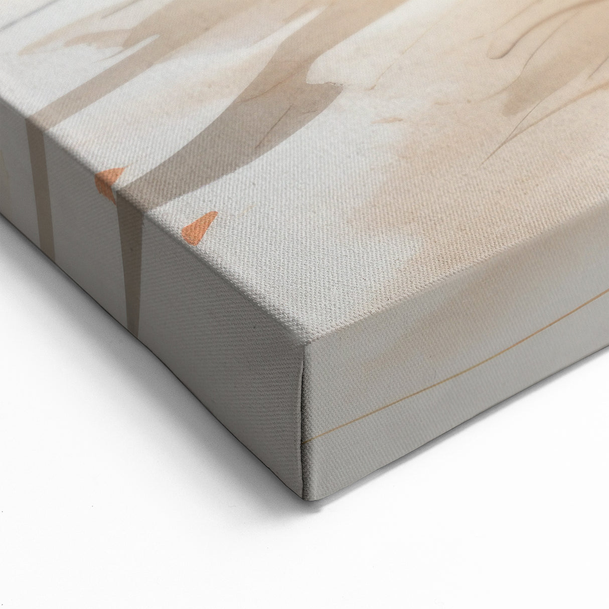 Modern Coastal Cottage Wall Art - Elegant Framed Canvas Print