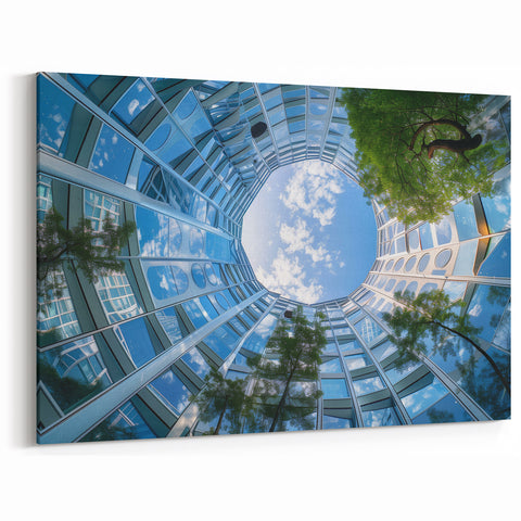 Modern Skyscraper Art - Urban Skyline Prints - Architectural Wall Decor