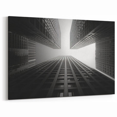 Skyscraper Photography - Black and White Urban Skyline Prints - Modern Art