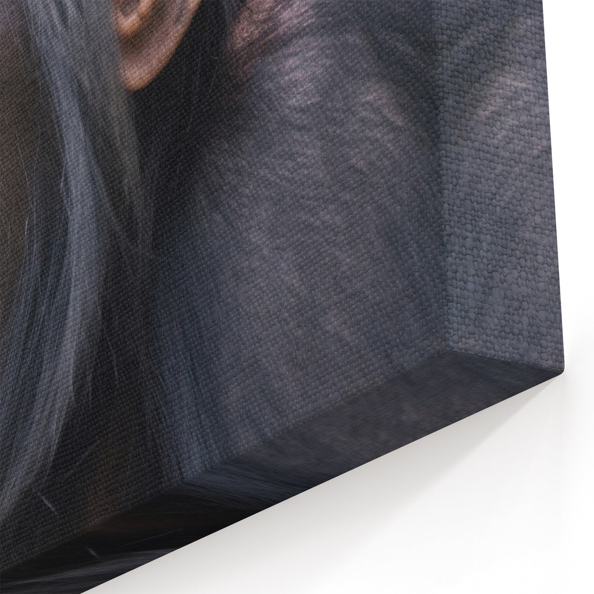 Contemplative Chimpanzee Portrait - Primate Wildlife Canvas Art Decor