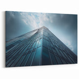 High-Rise Building Art - Sleek Skyscraper Photography - Urban Wall Decor