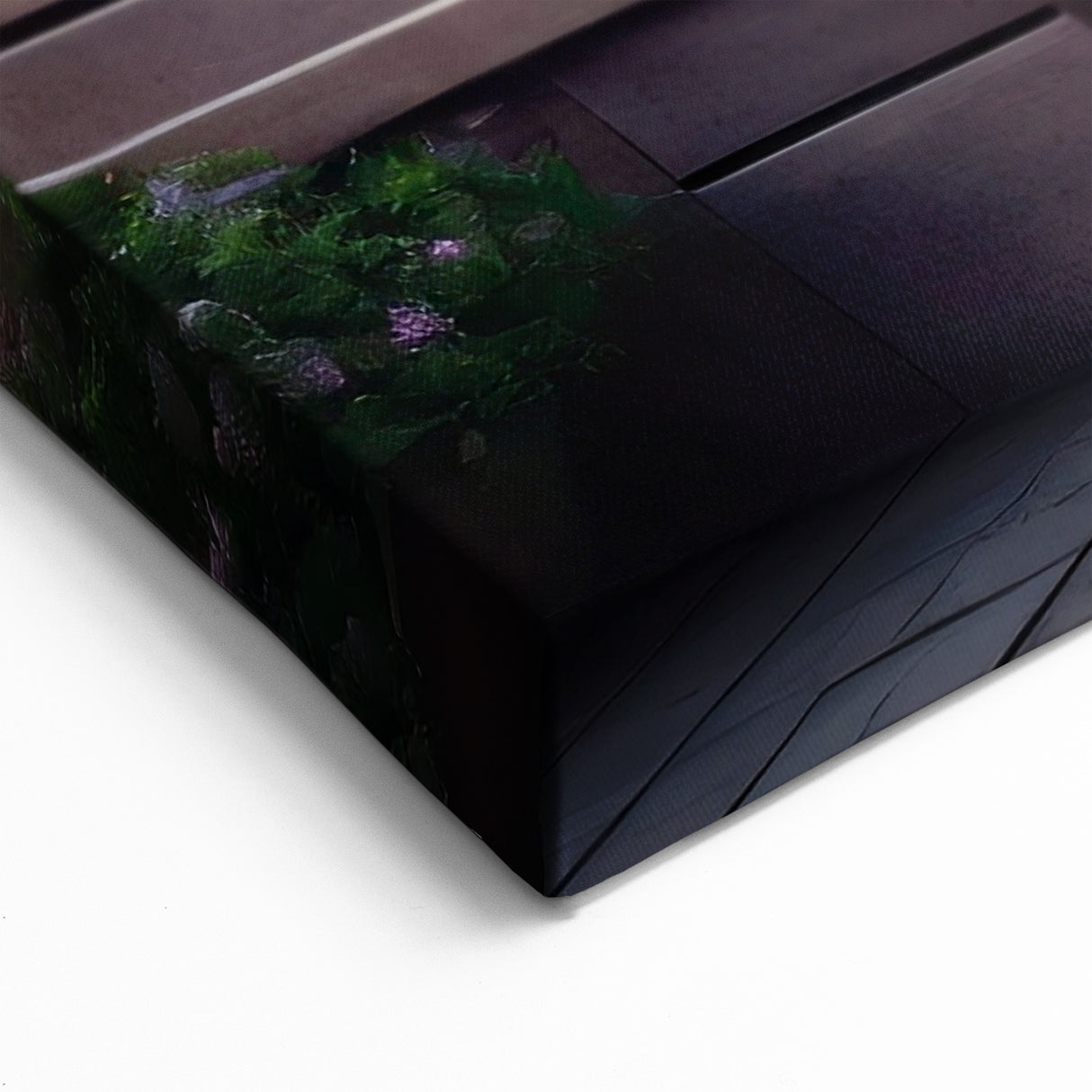 Elegant Wooden Door Wall Art - Classic Brown Door Canvas Print