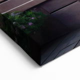 Elegant Wooden Door Wall Art - Classic Brown Door Canvas Print