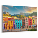 Vibrant Colorful Houses Wall Art - Stunning Canvas & Framed Prints