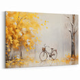 Autumn Bicycle Art - Serene Cycling-Themed Fall Wall Decor