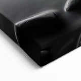 Monochrome Seascape Wall Art - Black and White Coastal Shoreline Print