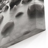 Minimalist Monochrome Seascape - Black and White Coastal Rocks Print