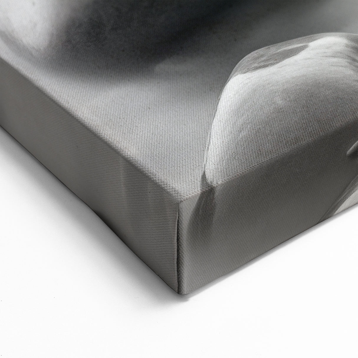 Minimalist Monochrome Seascape - Black and White Coastal Rocks Print