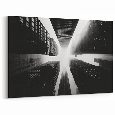 Black and White Skyscraper Art - Urban Photography Prints - Modern Decor