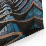 Wave-Inspired Skyscraper Art - Urban Architecture Prints - Modern Decor