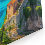 Stunning Coastal Seascape Wall Art - Ocean View Canvas with Beach Scene