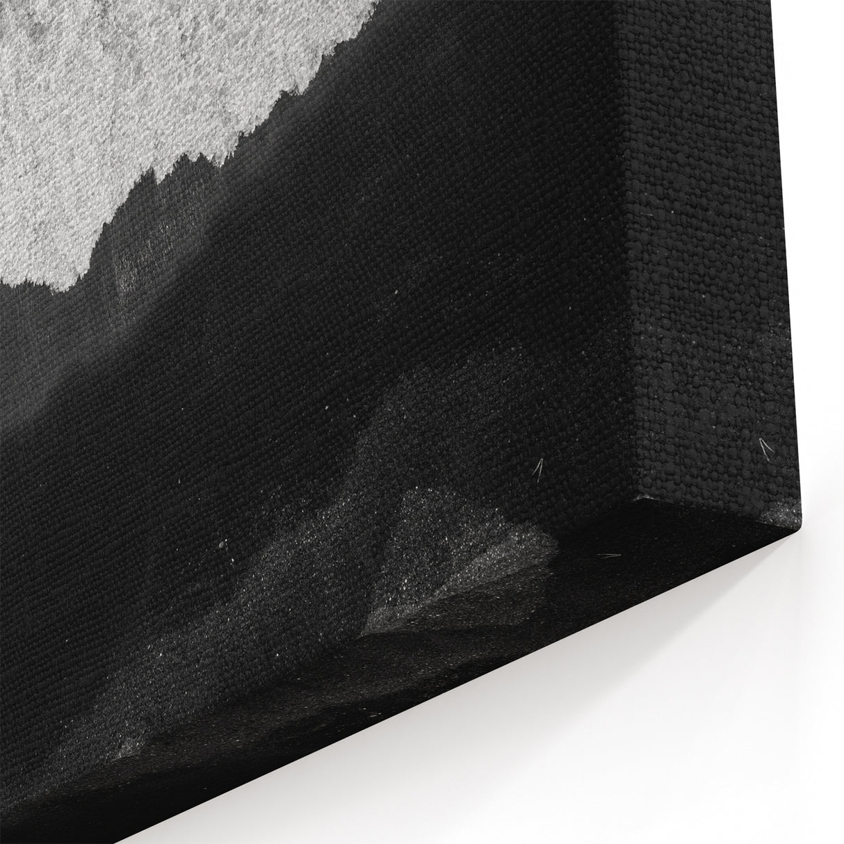 Black and White Seascape Wall Art - Ocean Wave Abstract Coastal Canvas