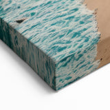 Golden Hour Seascape Wall Art - Ocean Beach Scene with Coastal Elegance