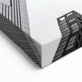 Black and White Cityscape Art - Urban Skyscraper Prints - Modern Decor