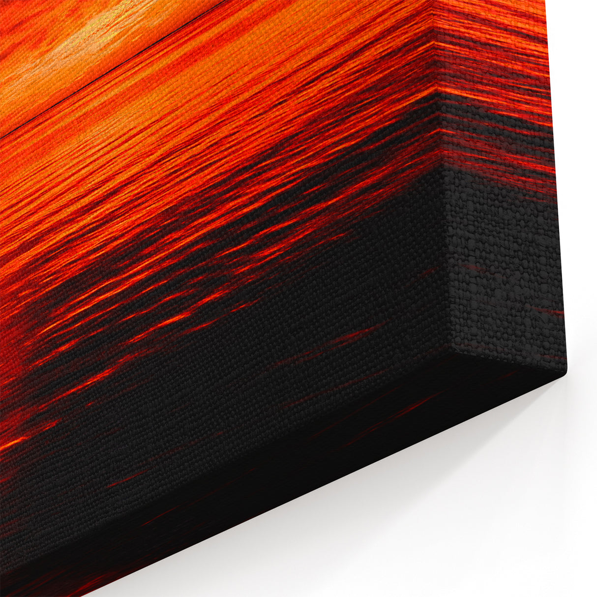 Vibrant Sunset Seascape Wall Art - Coastal Ocean View Canvas Print