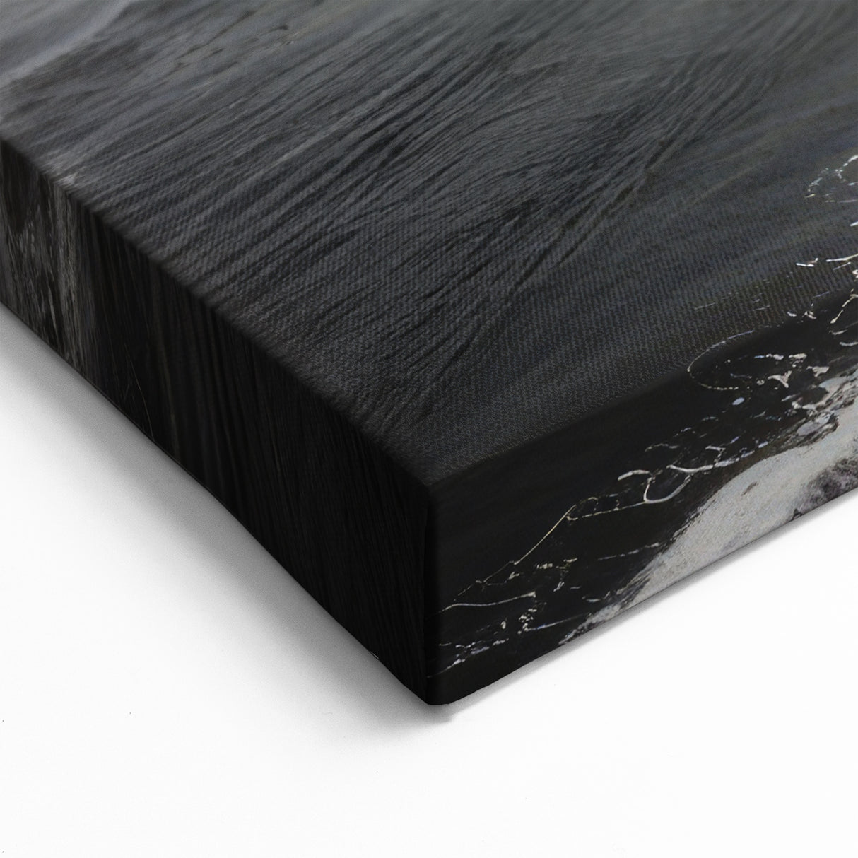 Monochrome Coastal Seascape Wall Art - Black and White Ocean Print