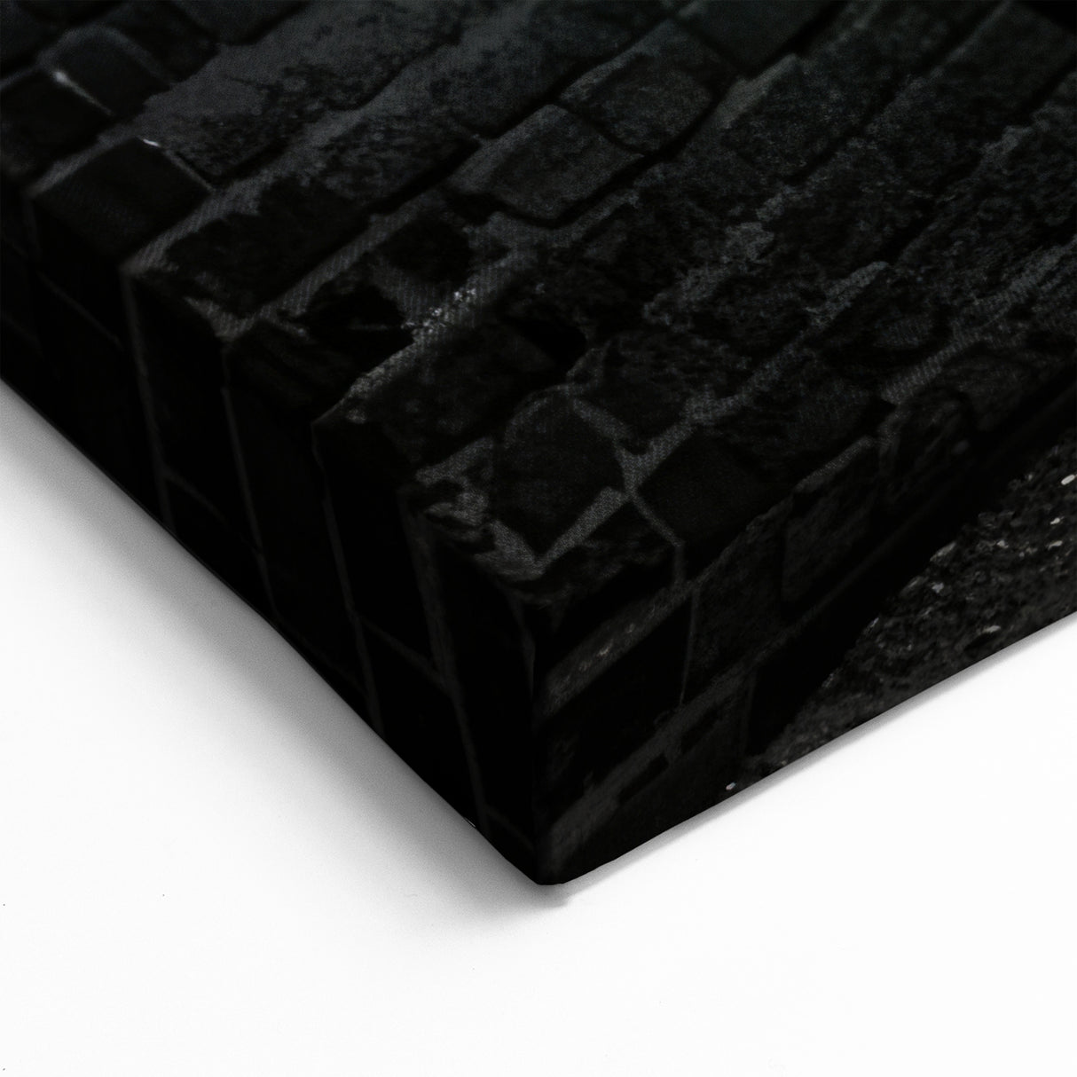 Moody Urban Bicycle Wall Art - Black & White Cycling-Themed Canvas