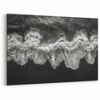 Dynamic Wave Seascape Art - Black and White Ocean Print
