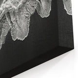Dynamic Wave Seascape Art - Black and White Ocean Print