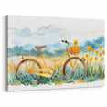 Watercolor Bicycle Wall Art - Sunny Day Cycling-Inspired Print