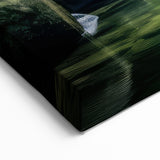 Tranquil Rainforest River - Serene Tropical Jungle Landscape Art