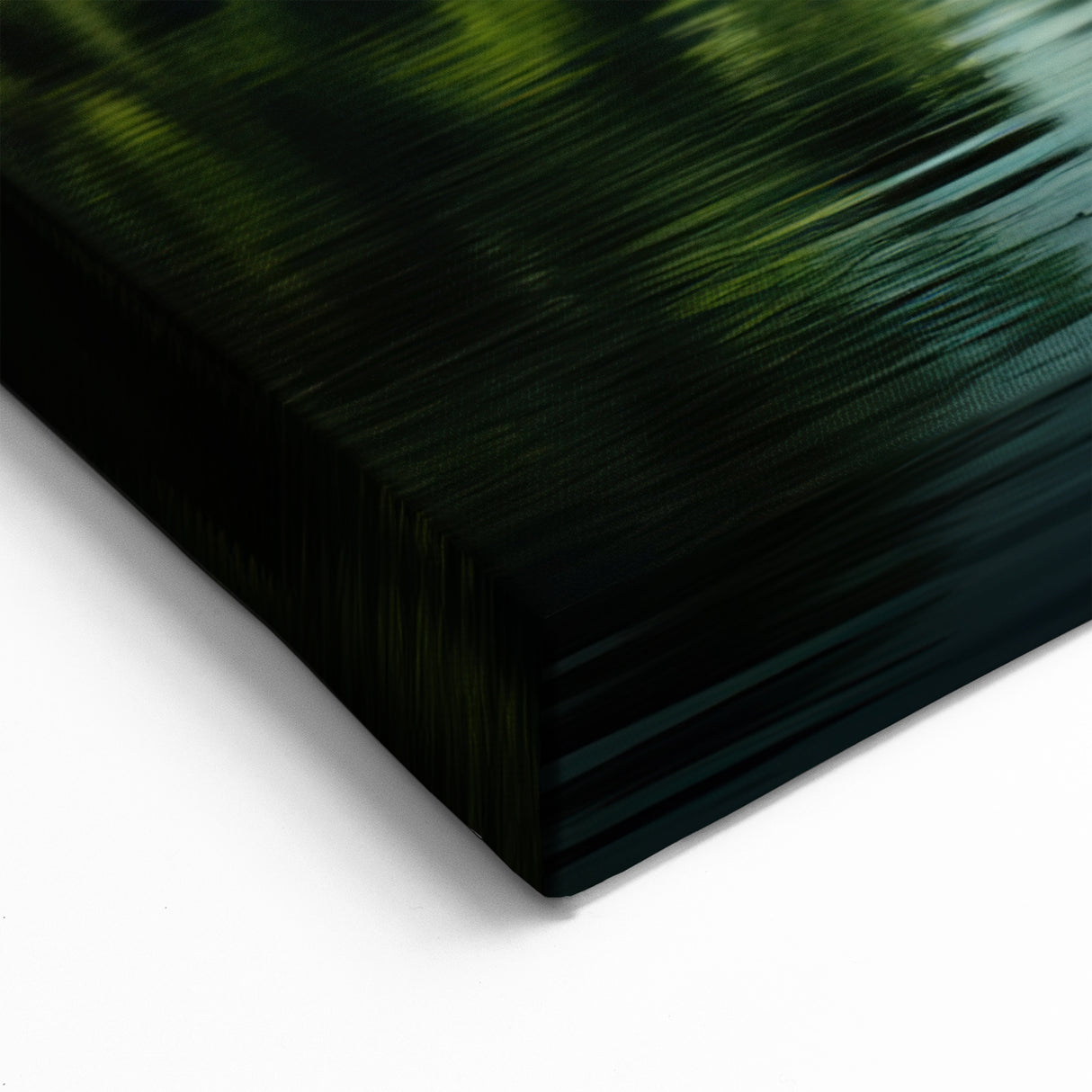 Serene Rainforest River - Tranquil Tropical Jungle Landscape Art