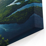 Sunrise Over Rainforest River - Majestic Tropical Landscape Art