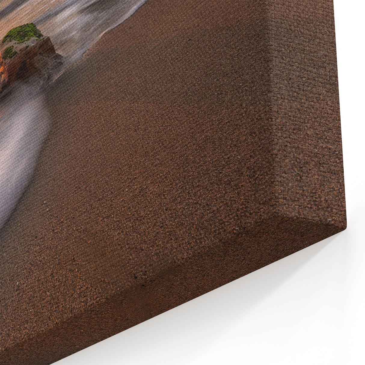 Rocky Sunset Beach Seascape Art - Coastal Ocean Canvas Print