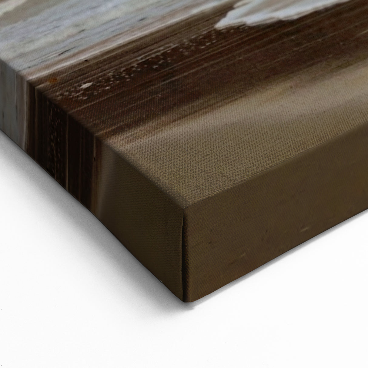 Mountain Sunset Coastal Art - Majestic Seascape Canvas Print