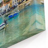 Coastal Seascape Wall Art - Ocean View Canvas with Nautical Decor