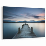 Tranquil Ocean View Canvas - Serene Seascape Wall Art for Coastal Decor