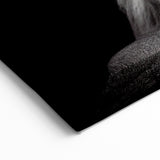 Gorilla Profile Art - Black and White Primate Canvas Wall Decor