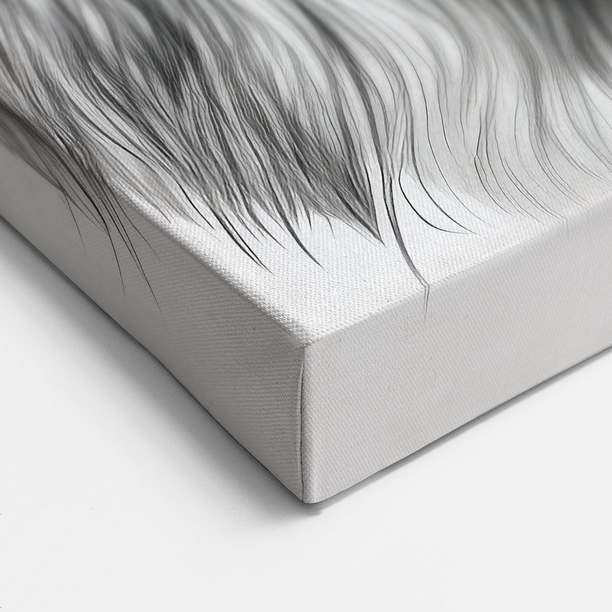 Gentle Gorilla Portrait - Black and White Primate Art Print