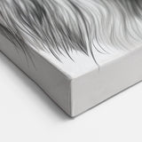 Gentle Gorilla Portrait - Black and White Primate Art Print