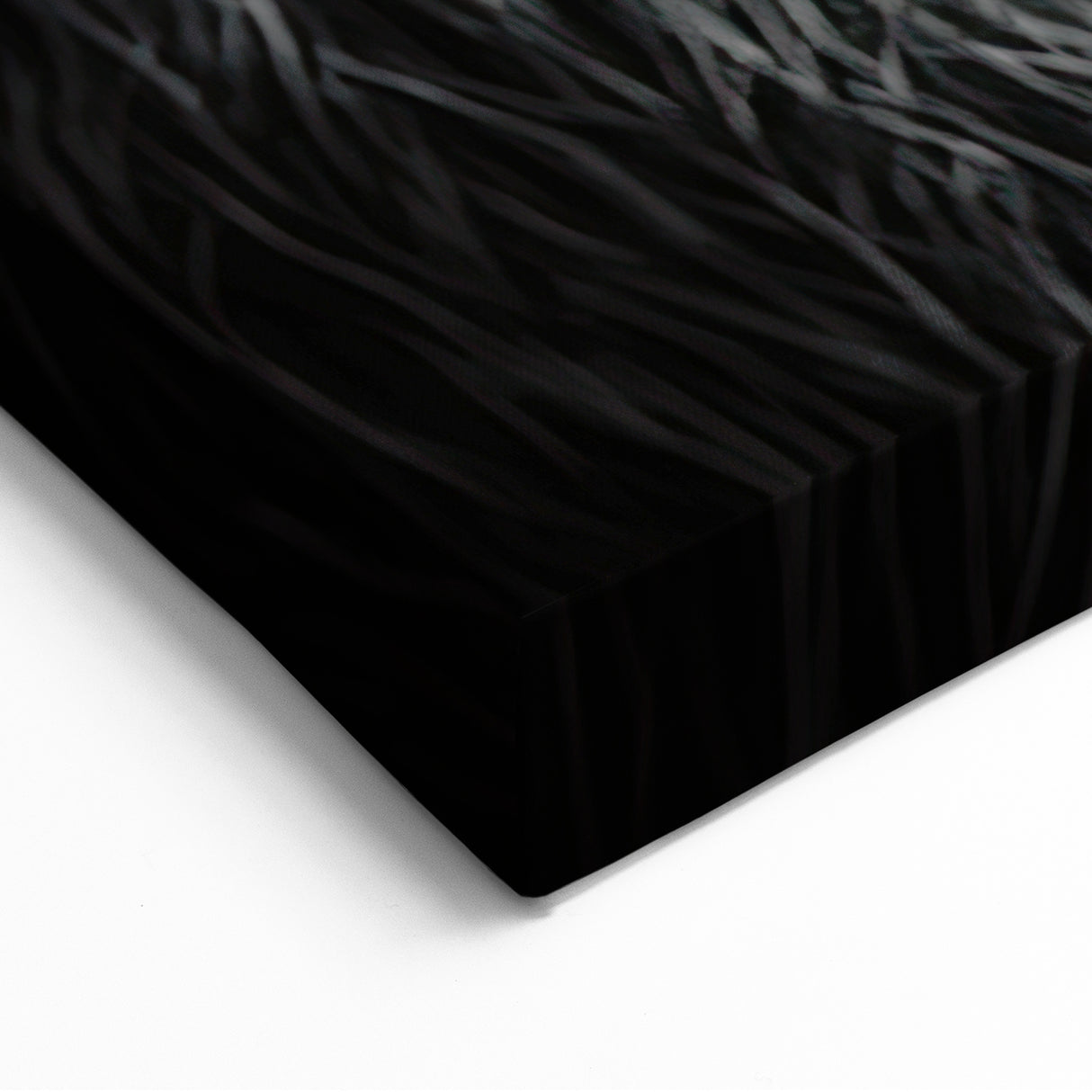 Stoic Gorilla Silhouette - Black and White Primate Canvas Art