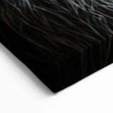 Stoic Gorilla Silhouette - Black and White Primate Canvas Art