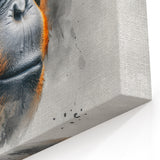 Vivid Orangutan Canvas Print - Primate and Ape Decor for Your Home