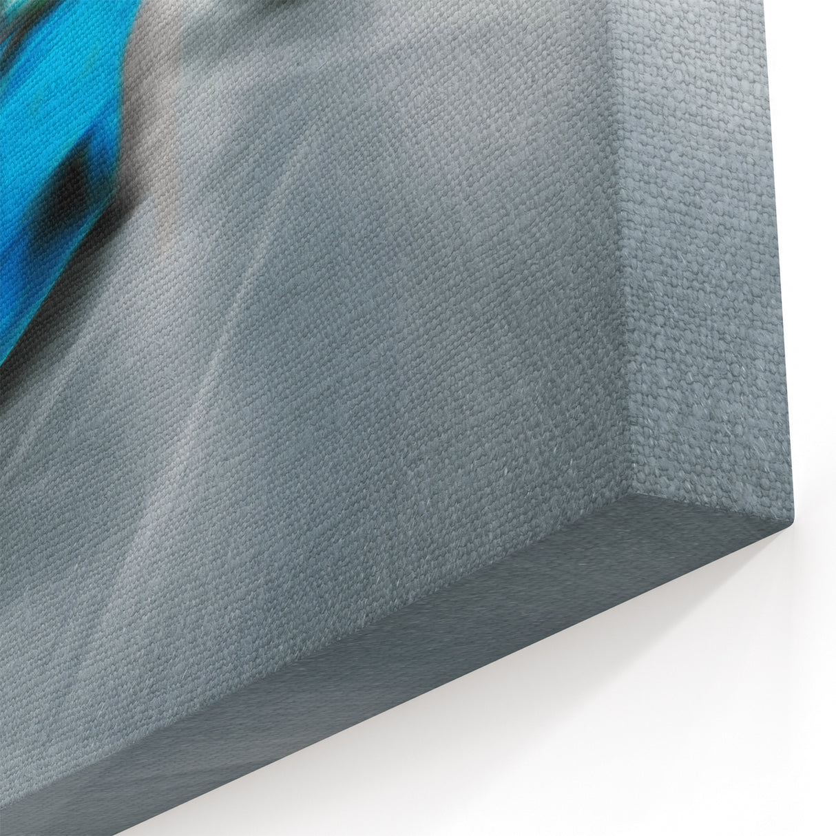 Dynamic Race Car Wall Art - Speeding Blue and Green Racing Cars Canvas