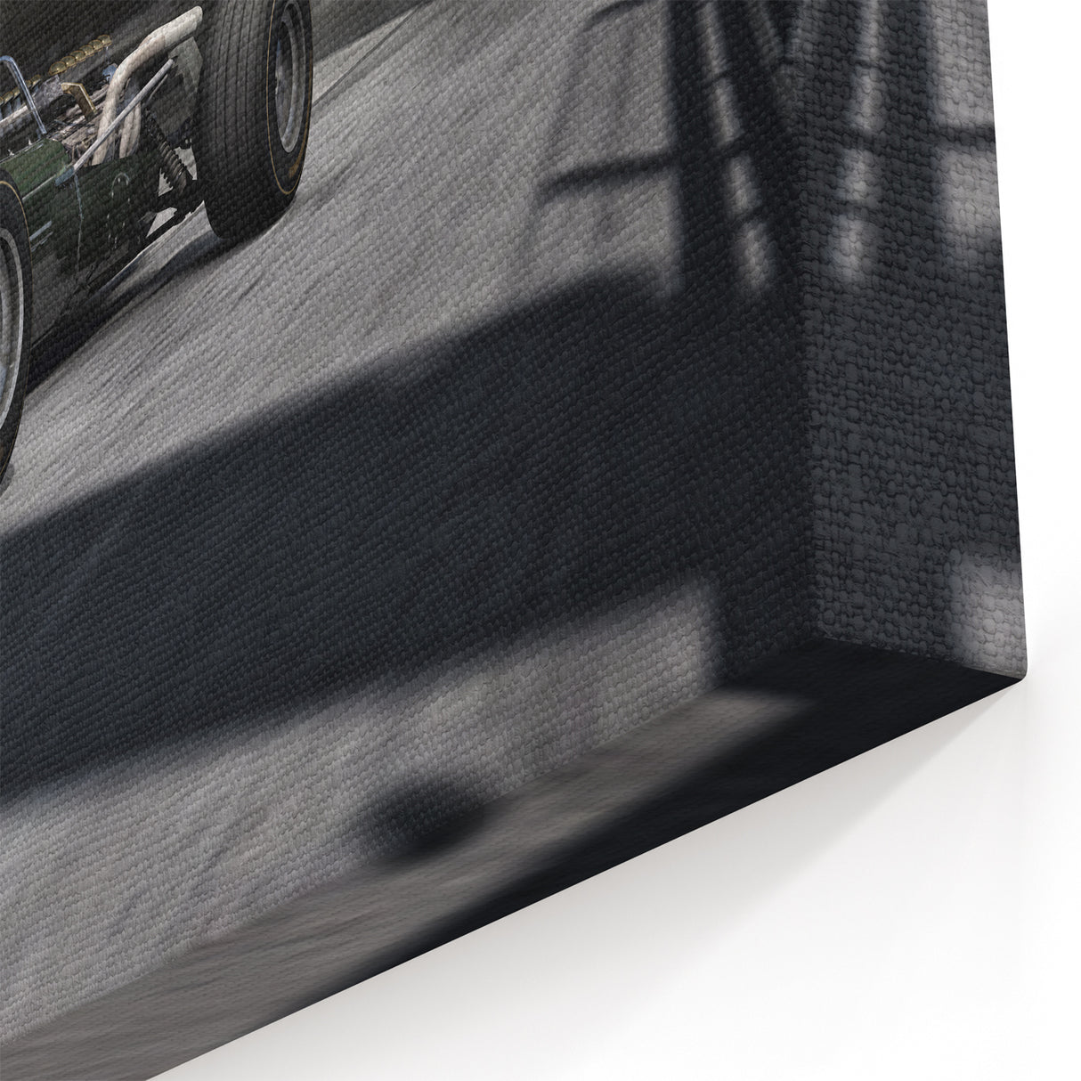 Vintage Race Car Wall Art - Formula 1 Speedway Canvas Print