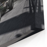 Vintage Race Car Wall Art - Formula 1 Speedway Canvas Print