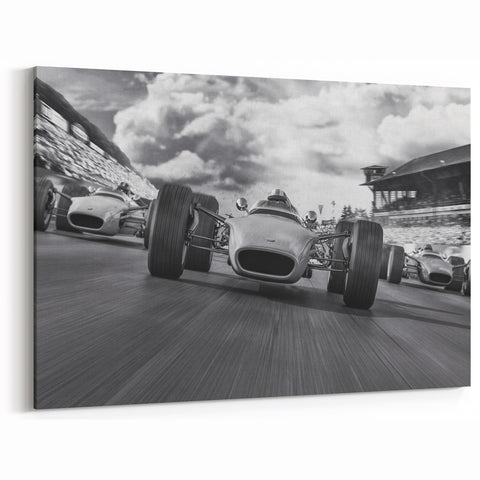 Vintage Grand Prix Art - Classic Race Car Canvas Print