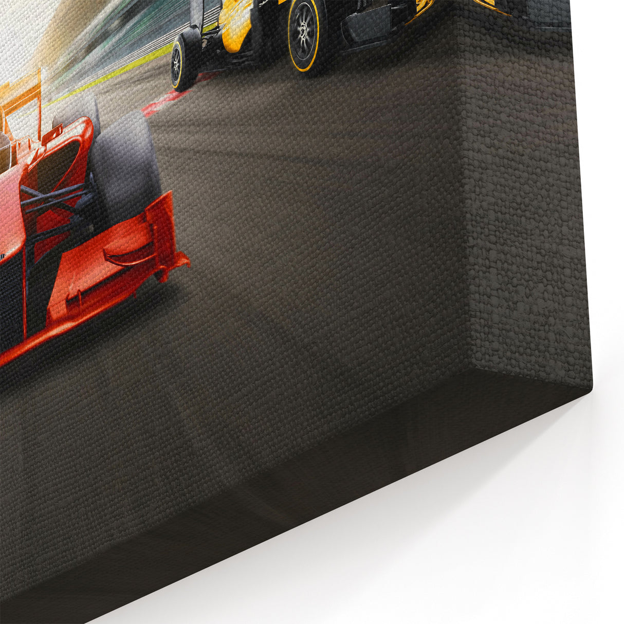 High-Speed Race Cars Art - Formula 1 Trio Canvas Print